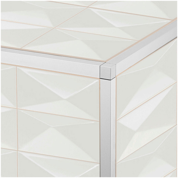 Perfil Quadrado em PVC