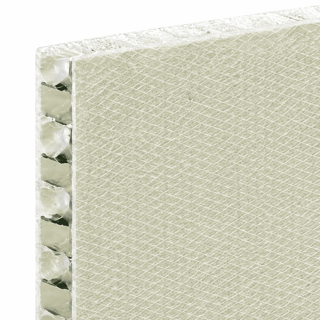 Painel sandwich HONEYCOMB FIBRA